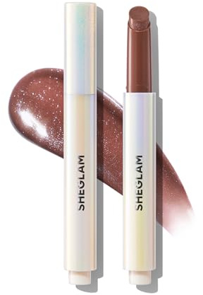 SHEGLAM Pout-Perfect Moisturizing Solid Lip Gloss Shimmer Lip Plumper-Violet Fizz