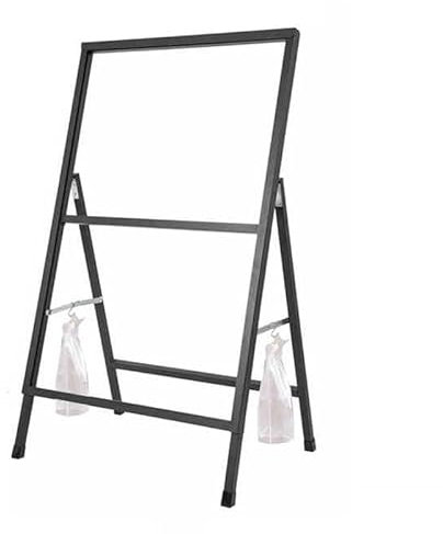 Golvstående Skylthållare Notice Stand, Heavy Duty Stående Skylthållare, KT Affischställ For Bröllopsvisningsannons(60x90cm)