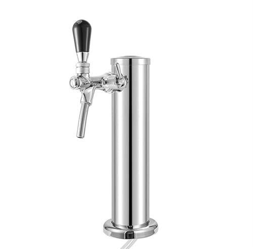 GHHZML Tirador De Cerveza para Casa Torre de Cerveza, dispensador de Barril de Cerveza de un Solo Grifo, dispensador de Cerveza de Barril de Columna de 3 Pulgadas, con Kit de instalación Completo
