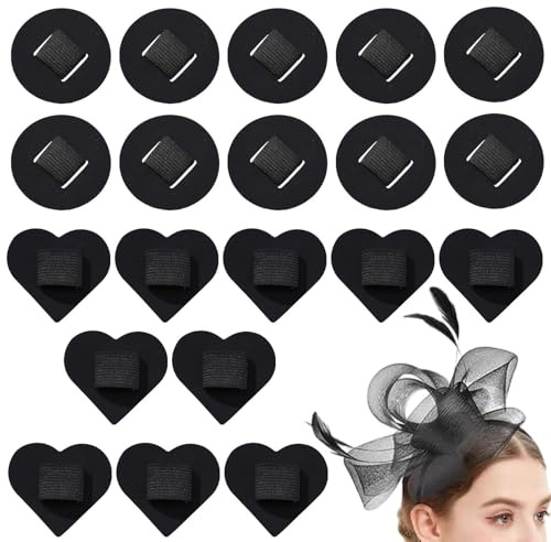 Coussinet Pour Bandeau Capillaire Lot de 20 Bases à Bandeau DIY