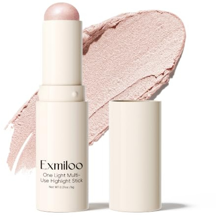 Exmiloo Iluminador en Stick Pearl Glow, Brillo Perlado Natural