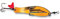 DAM Effzett HEINTZ SPOON 9CM 28G SINKING SILVER/GOLD