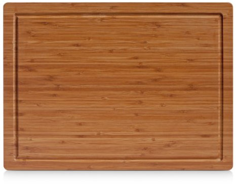 Zeller 25220 Tagliere, Bambú, Beige, 45x33x1.6 cm