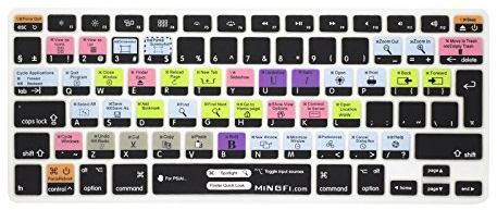 MiNGFi OSX Silikon tangentbordsskydd för MacBook Pro/Air (2008-2015) model A1278 A1286 A1369 A1398 A1425 A1466 A1502 EU/ISO tangentbordslayouten