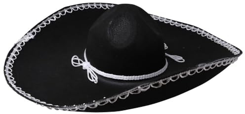 FIESTAS GUIRCA Sombrero para Disfraz Mexicano Adulto de Fieltro