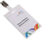 EUROPEL 121287-Namensschilder mit Hosenträger clip, 60x90 mm, 24 Stück farblos