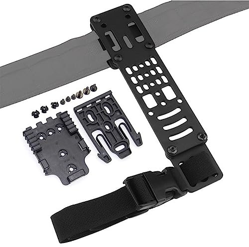 ACEXIER Adaptateur d’étui modulaire en métal QLS 19 22 Drop Leg Gun Holster Case Mid-Ride Adapter Abaissez Le Pistolet sous la Ceinture Plate-Forme de Transport