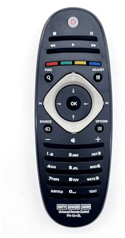JZK 242254990301 Universal TV Fernbedienung als Ersatz für Philips LED Fernseher 26PFL3606H/12 32PFL3506H/12 32PFL5406H/12 42PFL3606H/12 47PFL4606H/12 22PFL3206H/12 32PFL6606K/02 40PFL5606H/12