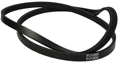 vhbw Keilriemen kompatibel mit AEG LAVALOGIC 1600, 1400 Wäschetrockner - 120 cm Schwarz