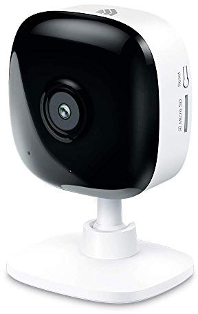 Kasa 1080p Indoor Wired Security Camera - Works as a Baby Monitor & Pet Camera, Motion Detection & Tracking, 2-Way Audio, Night Vision, Subscription-Free Local Storage or Optional Cloud, EC60