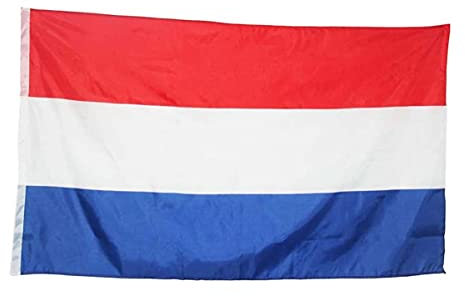 Bandiera Olanda, Bandiera Nazionale Olandese,Bandiera Paesi Bassi, Misura 145X90cm, Tessuto Poliestere Con Passante Per L'Asta (Holland)