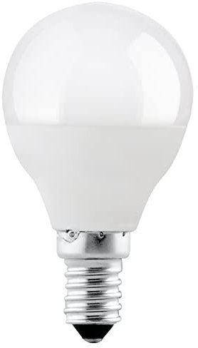 Eglo Led E14, lampadina, Led da 5 watt (equivalente a 40 watt), 470 lumen, E14 Led bianco caldo, 3000 Kelvin, lampadina Led P45, Ø 4,7 cm
