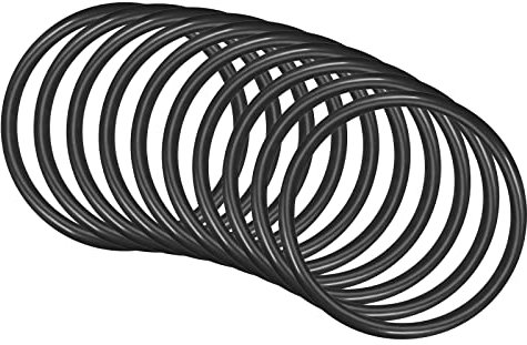 QUARKZMAN 10 Stück Nitrilkautschuk O-Ringe Gummi Reparatur 60mm x 52mm x 4mm für Wasserhahn Klempner Reparatur Dichtung Verbindung, Schwarz
