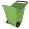 Brouette de jardin Load&Go | Capacité 85 litres | 57 x 60 x 71,5 cm | en plastique | vert | deux roues renforcées en caoutchouc | pour le transport des matériaux et des travaux d'entretien | Structure