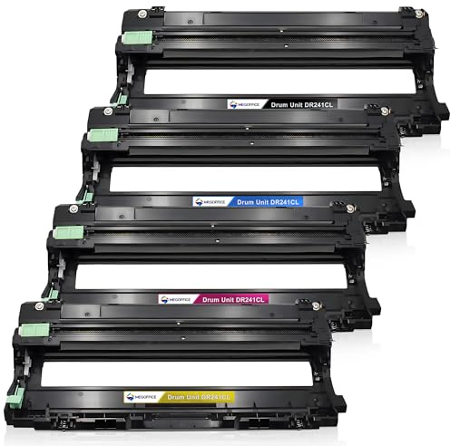 DR241CL Drum Unit Compatible with Brother DR241 DR-241CL Drum 4-Pack