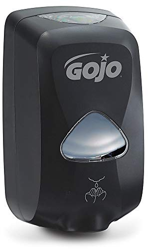 GOJO TFX Touch-Free Foam Hand Soap Dispenser, Black, for 1200 mL GOJO TFX Foam Hand Soap Refills (Pack of 1) - 2730-12