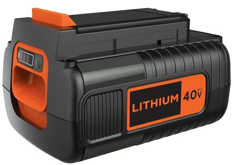 BLACK+DECKER 40V MAX Lithium Battery, Compatible with 36V and 40V MAX Power Tools, Lithium Ion Corddless Tool Battery Packs, Charger Not Included (LBX2040)