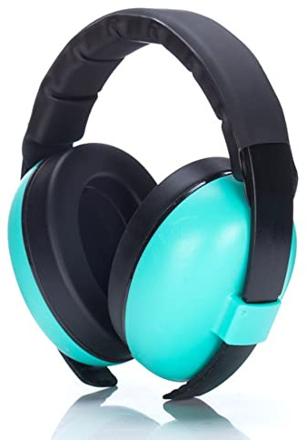 Kids Ear Protection Noise Cancelling Headphones Baby Ear Defenders Adjustable Hearing Protection Earmuffs Safety Earmuffs Noise Reduction for 0-3 Children Sleeping Airplane