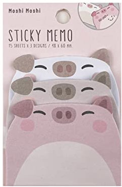 45 Stück Sticky Notes,Süße Sticky Notes Notizzettel,Selbstklebende Haftnotizen,für Home School Office Kühlschrankaufklebern.(3)