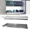 Evotrade Escurreplatos de acero inoxidable empotrable con muelles ajustables – Para mueble colgante – Kit con recogedor de gotas y rejilla vasos (para módulo de 90 cm)