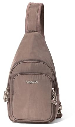 Securtex® Anti-Theft Daytripper Sling - 7x12 Travel Safe Crossbody Bag w/Locking Zippers, Slash-Resistance