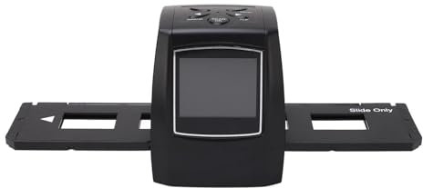 Escáneres de Películas y Diapositivas, Escáner de Película Digital Resistente Al Desgaste 100-240 V ABS (Enchufe de la UE)