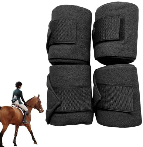 Bandages Pour Jambes De Cheval | 4 Pièces Bandages Élastiques pour Chevaux,250 Cm Protecteur De Fournitures De Bandage Pour Accessoires Équestres Doux Pour Usage En Extérieur