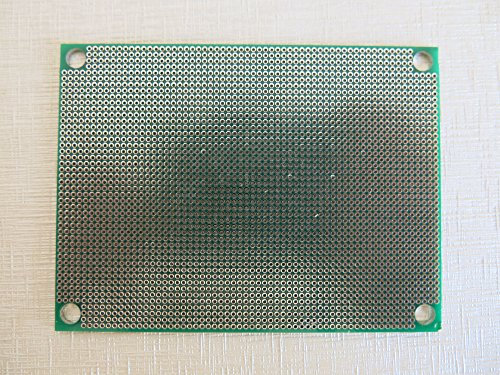 3Stk Pitch 1.27mm 6x8cm doppelseitig RM1.27 Lochabstand Lochrasterplatine Veroboard Stripboard Fibreglass FR4 Prototype Paper PCB Platine Leiterplatte FR4 Experiment Matrix Circuit Board