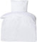 Moon Classic - Hotelbettwäsche Linon aus 100% Baumwolle - 140g/m² - Bettwäsche ca. 155x220 / 80x80 cm - mit Hotelverschluss - 95° (weiß)