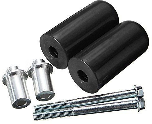 Frame Sliders, Yefun Universal Motorcycle Frame Sliders Anti Crash Protector For Yamaha Honda Suzuki (Black)