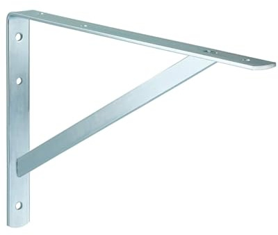 Console per carichi Pesanti Gedotec | Angolo Parete | Atena | profondità 500 mm | Trasportino Pesante Bianco | capacità di carico 300 kg | Reggimensola in Acciaio Massiccio | 1 Pezzo - reggimensola