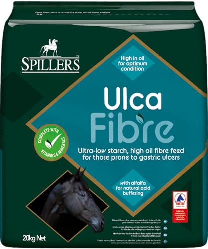 SPILLERS Ulca Fibre Horse Feed 20KG – High Oil Food with Alfalfa – Horse Feed Ideal for Horses and Ponies Prone to Gastric Ulcers