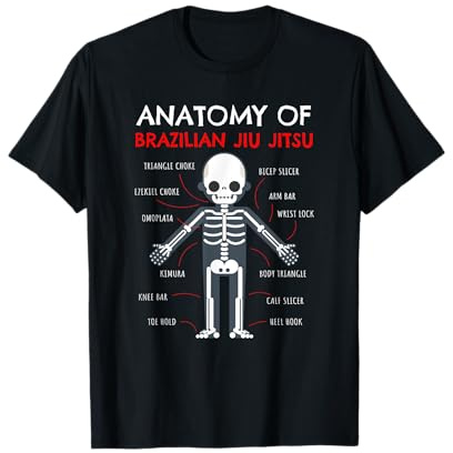 Regali per Il Jiu Jitsu, Anatomia, Jiu Jitsu Brasiliano, Regali Divertenti per Il BJJ Maglietta