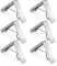 6Pcs Table Cloth Clips for Outside Table - Stainless Steel Tablecloth Clips, Fits for 2.3” Thick Outdoor Tables, Spring Styled Metal Clamps for Picnic Table Clips, Dining Table Cloth Holder