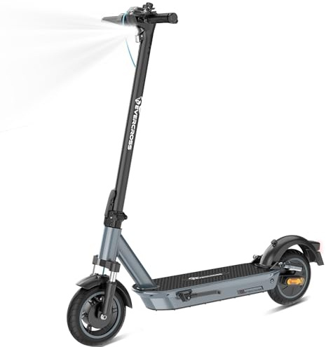 EVERCROSS EV10K MAX E Scooter mit Straßenzulassung (ABE), 60KM Reichweite, Faltbarer Offroad Elektroroller für Erwachsene mit APP,10'' Electric Scooter mit 400W Motor,Duale Stoßdämpfer