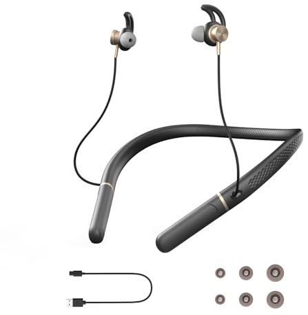 NEARITY HearPod Air, geräuschunterdrückendes Bluetooth-Nackenbügel-Gerät, Wiederaufladbar, 5 Hörmodi, hilft bequem beim Hören, Fernsehen, Gesprächen für Senioren und Erwachsene