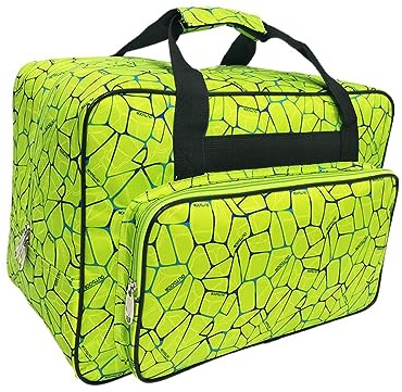 siduytin Bolsa para máquina de coser duradera y resistente a los arañazos, para almacenamiento, sin hilos sueltos, nailon, Unisex, impermeable, con cremallera suave, Verde