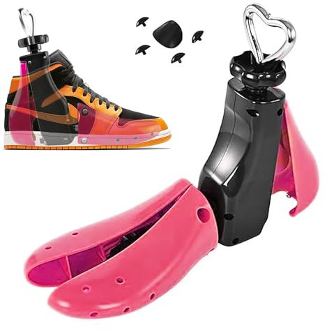 Hengrongshen Schuhspanner Rot, Schuhspanner Herren und Damen, Verstellbarer Schuhdehner, Dehnbar in Breite und Länge, Schuhweiter für Lederschuhe, Sportschuhe, Stiefel(35-42)