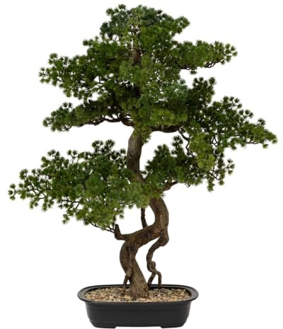 Plante Artificielle Magnifique Bonsaï en Pot H 86 cm - Atmosphera