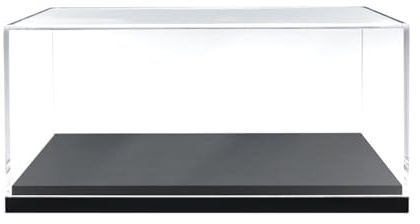 Acryl-Vitrine für Modellautos im Maßstab 1:18, stapelbare staubdichte Vitrine für Sammlerstücke und Actionfiguren