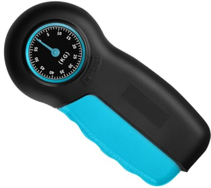 Dynamomètre 55kg en Main Abs à Numérique et Bleu Noir