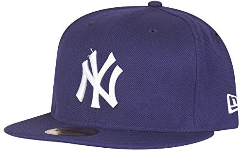 New Era 59Fifty Cap - BASIC New York Yankees purple/weiß