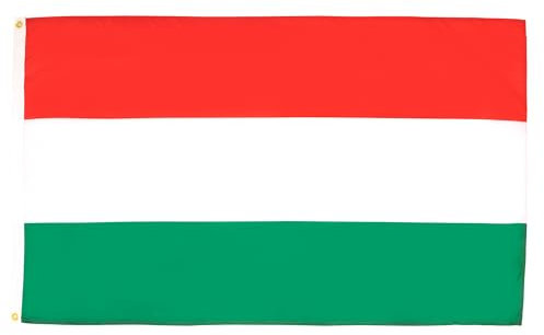 AZ FLAG - Flagge Ungarn - 150x90 cm - Ungarische Fahne 90 x 150 Cm Feiner Polyester - Flaggen