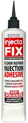 Injectafix Easy Squeeze 300ml From Floor-Fix Pro - Flexible Strong Adhesive Fix Loose & Hollow Tiles and Floors Self-Levelling Maximum Strength New Formula (1 Pack)