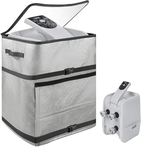 YUJHON Whirlpool-Abdeckung, Whirlpool-Pumpenabdeckung, wasserdicht, isoliert, Pumpenabdeckung mit Reißverschluss für Badewanne, Pool, Outdoor