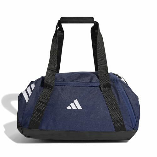 adidas Unisex Adulto Tiro Duffle Bag Small Duffel Bag, Team Navy Blue 2/White, One Size