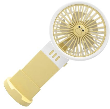 Nuyhadds Abanico Portátil de Mano - Ventilador de Mano Bonito, Pequeño y Potente | Dispositivo de Enfriamiento para Viajes Playa Camping Deporte Oficinas