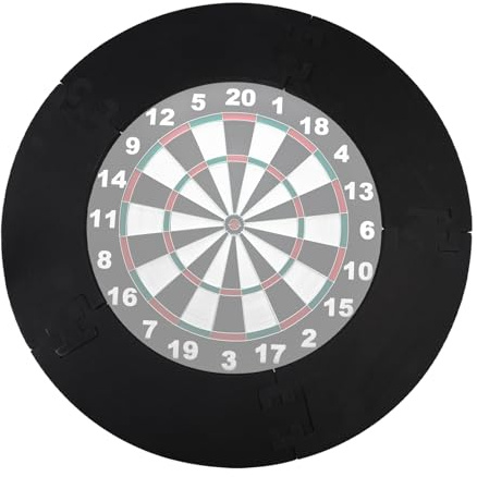 GOEDCH Anello Protettivo per Bersaglio Freccette, 5 Pezzi di Surround in Eva, Anello Paracolpi per Bersaglio Dart da 45cm, Surround 44×13cm, Backboard di Cattura 5 Segmenti
