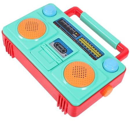 POPETPOP Jouet Radio Simulation pour Garçon Et Filles Plastique Coloré Jouet D'appareil Ménager Éducatif Apprentissage Précoce Présent Anniversaire
