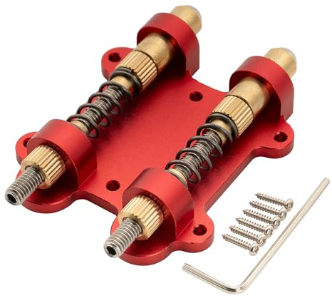 Musiclily Ultra Colorful Series Dubbel Tremolo Stopper Stabilizer för Stratasvaj Elgitarr, Röd